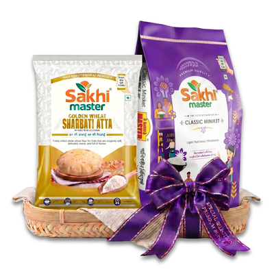 Super Saver Combo | Golden Wheat Atta 5kg | Classic Miniket 10kg