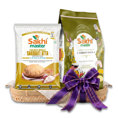 Super Saver Combo | Gobind Bhog 5kg | Golden Wheat Atta 10kg
