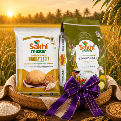 Super Saver Combo | Golden Wheat Atta 5kg | Gobind Bhog 10kg