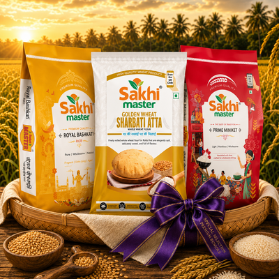 Super Saver Combo | Golden Wheat Atta 5kg | Prime Miniket 5kg | Royal Bashkati 5kg