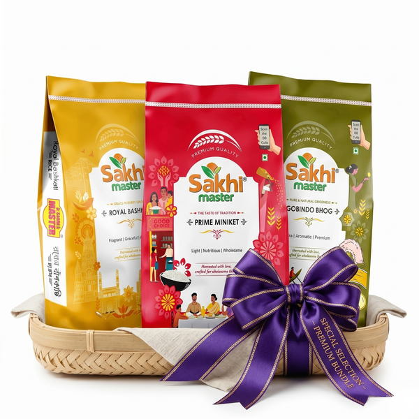 Super Saver Combo | Prime Miniket 5kg | Royal Bashkati 5kg | Gobind Bhog 5kg
