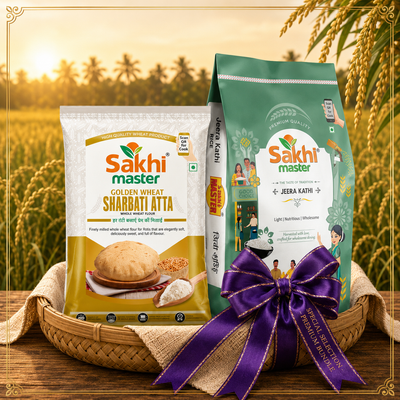 Super Saver Combo | Golden Wheat Atta 5kg | Jeera Kathi 10kg